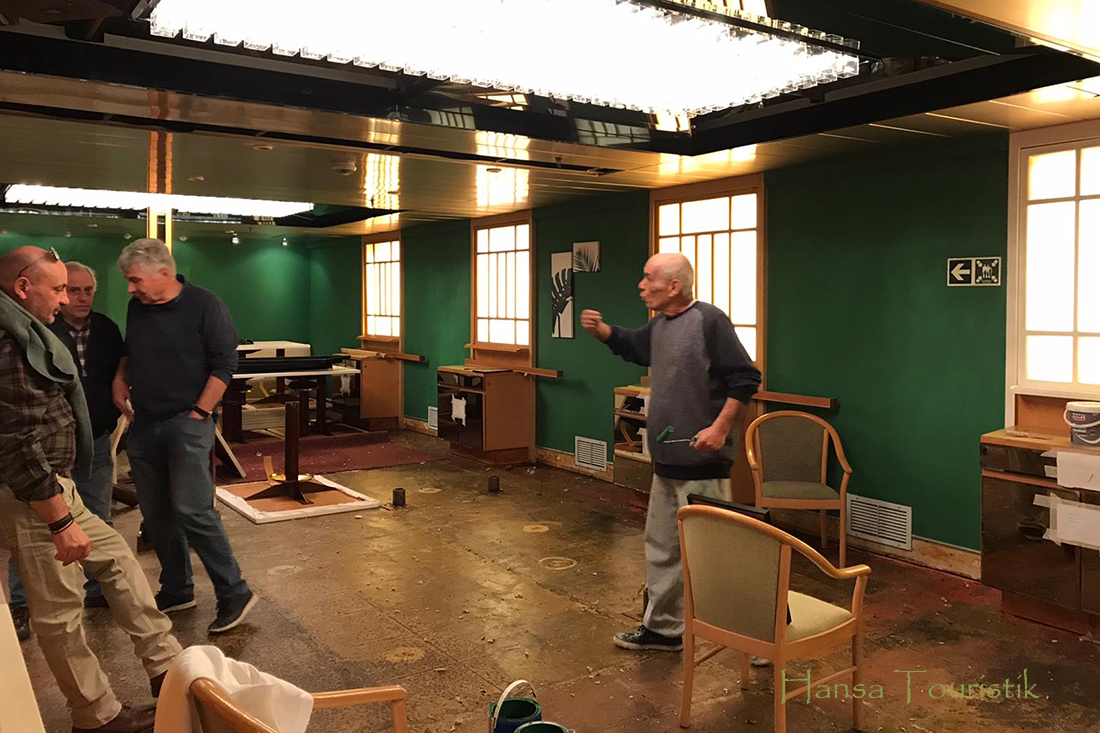 Renovierung Hauptrestaurant MS Ocean Majesty Renovierung Hauptrestaurant MS Ocean Majesty